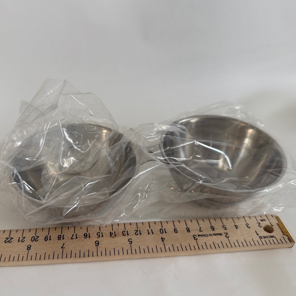NEW in Box Vintage Wm A Rogers Stainless Double Relish Condiment Server Japan - Picture 7 of 8